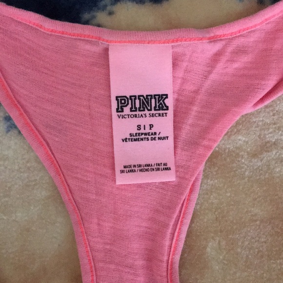 Pink VS racer back tank - Picture 2 of 4